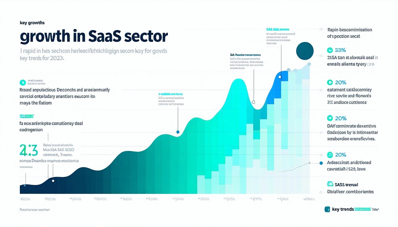 A dynamic graph showcasing rapid growth in the Saa